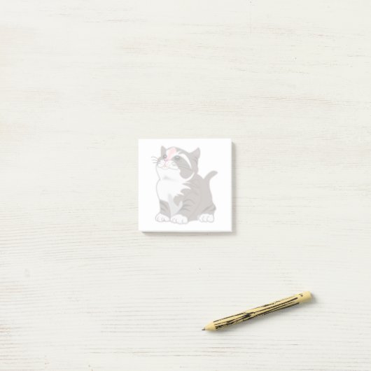 Cute Cat Post-it® Notes ポストイット (デスク上)