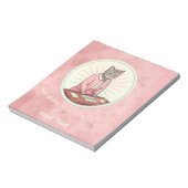 Cute Cat Purrfecting My Mahjong Hands Personalized ノートパッド (回転)