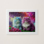 Cute Cat Puzzle ジグソーパズル (横)