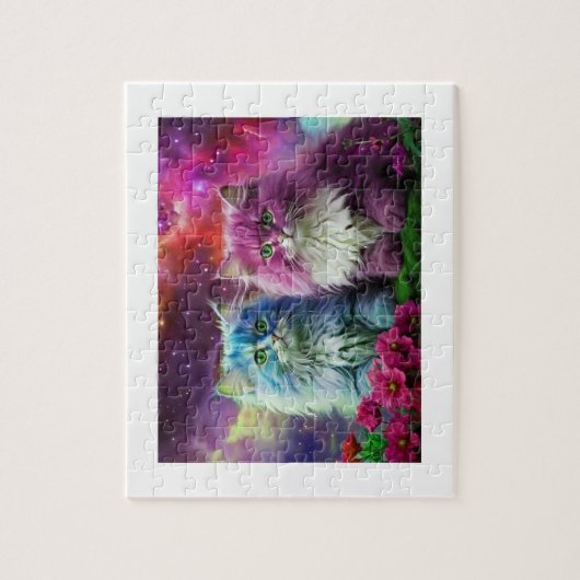 Cute Cat Puzzle ジグソーパズル (縦)