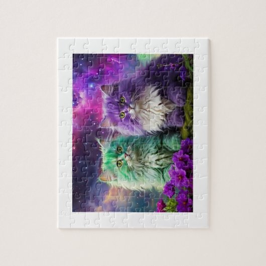 Cute Cat Puzzle ジグソーパズル (縦)