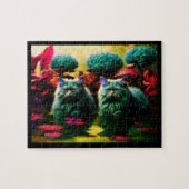 Cute Cat Puzzle for Cat Lovers ジグソーパズル (横)