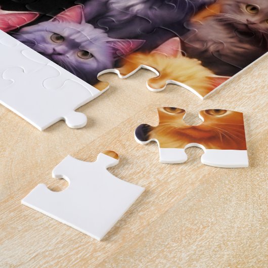 Cute Cat Puzzle for Cat Lovers ジグソーパズル (側面)
