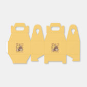 Cute Cat Riding Chocolate Milk Carton Kawaii Art フェイバーボックス (折り畳みなし)