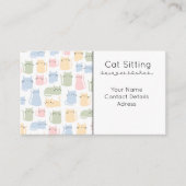 Cute Cat Sitting 名刺 (正面)