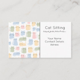 Cute Cat Sitting 名刺