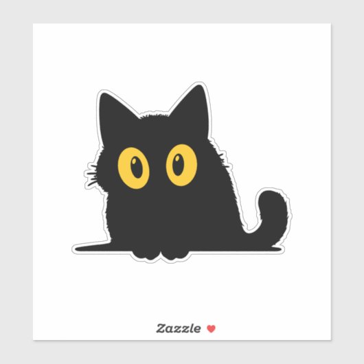 Cute Cat Sticker – Adorable Design  シール (シート)