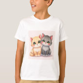Cute Cat T-Shirt Tシャツ (正面)