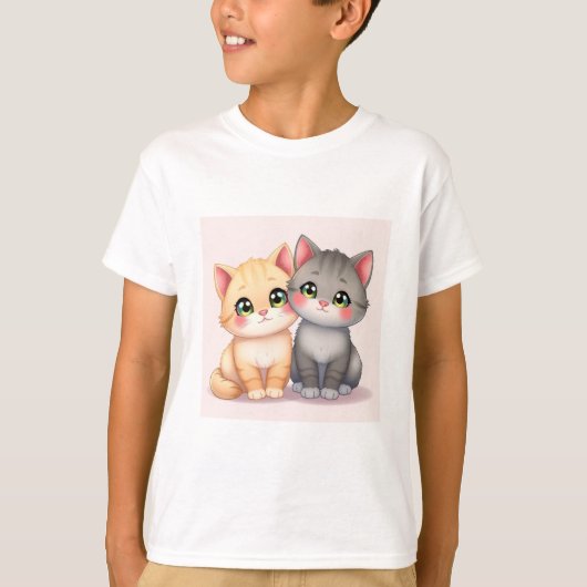 Cute Cat T-Shirt Tシャツ (正面)
