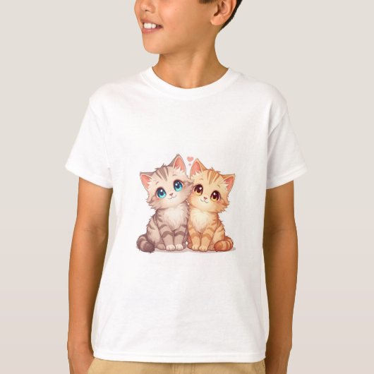 Cute Cat T-Shirt Tシャツ (正面)