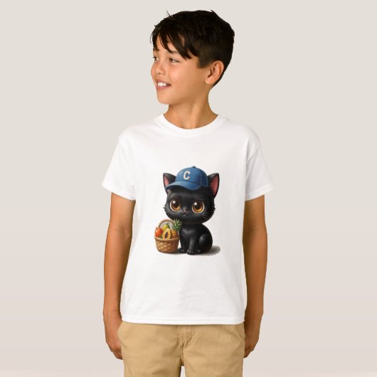 Cute Cat T-Shirt Tシャツ (正面フル)