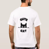 cute cat t-shirt tシャツ (裏面)