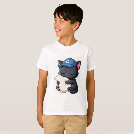 Cute Cat T-Shirt Tシャツ (正面フル)