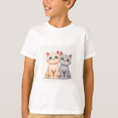 Cute Cat T-Shirt Tシャツ (正面)