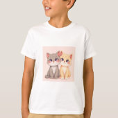 Cute Cat T-Shirt Tシャツ (正面)