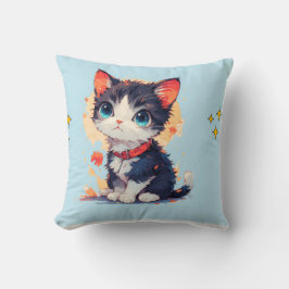 cute cat throw pilow クッション