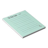 Cute Cat To-Do List Notepad ノートパッド (アングル)