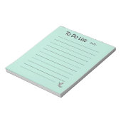 Cute Cat To-Do List Notepad ノートパッド (回転)
