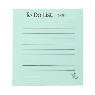 Cute Cat To-Do List Notepad ノートパッド