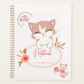 Cute cat to do with note books プランナー手帳 (正面)