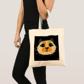 Cute Cat Tote Bag トートバッグ (正面(商品))