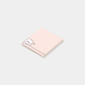 Cute Cat with Flower ポストイット (アングル)