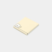 Cute Cat with Flower ポストイット (アングル)