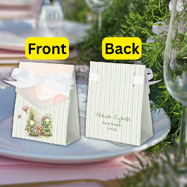 Cute Caterpillar Thank You Baby Shower Party フェイバーボックス