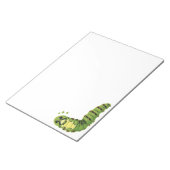 Cute Caterpillar with Hearts ノートパッド (アングル)