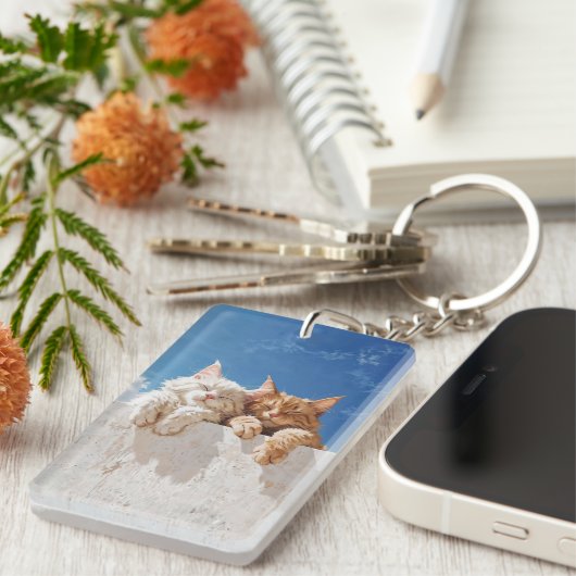 Cute Cats キーホルダー (正面右)