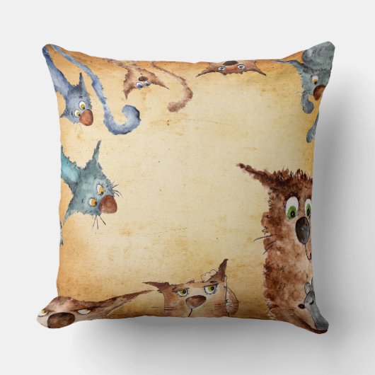 Cute cats クッション (正面)