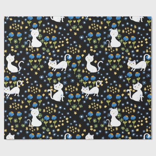 Cute cats ラッピングペーパー (フラット)