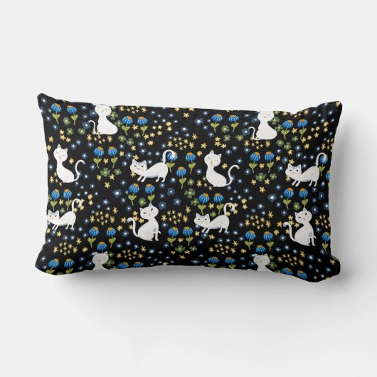 Cute cats ランバークッション (裏面)