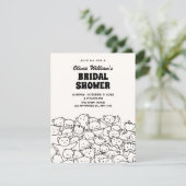 Cute cats bridal shower 招待状 (スタンド正面)