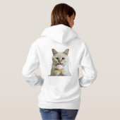 Cute Cats Hoodie – Adorable Cat Collection for Cat パーカ (裏面フル)