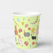Cute Cats Kid's Birthday Party 紙コップ (右)