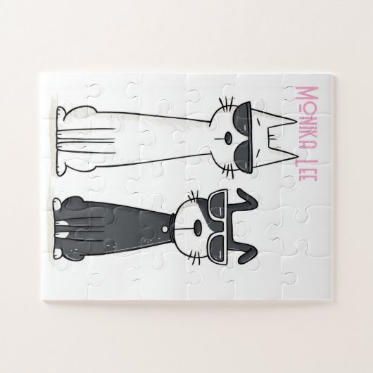 Cute Cats Kitten Puzzles  ジグソーパズル (横)