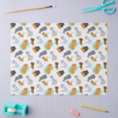 Cute cats Pattern Birthday for Cats 薄葉紙 (クラフト)