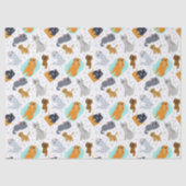 Cute cats Pattern Birthday for Cats 薄葉紙 (正面)