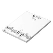 Cute Cats Personalized Notepad ノートパッド (回転)