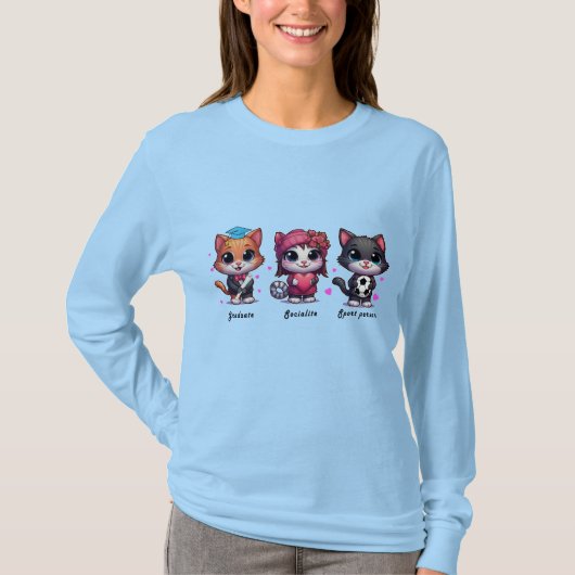 cute cats tシャツ (正面)