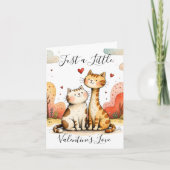 Cute Cats Valentine Card シーズンカード (正面)