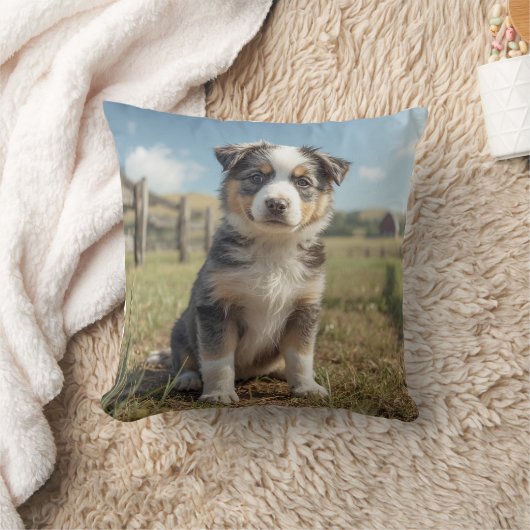 Cute Cattle Dog クッション (ブランケット)