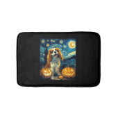 Cute Cavalier King Charles Spaniel Dog Halloween J バスマット (正面)