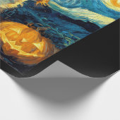 Cute Cavalier King Charles Spaniel Dog Halloween J ラッピングペーパー (角)