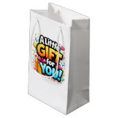 Cute Celebration Gift Bag – A Little Gift for You スモールペーパーバッグ (裏面アングル)