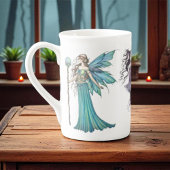 Cute Celestial Fairies by Molly Harrison Art ボーンチャイナマグカップ