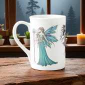 Cute Celestial Fairies by Molly Harrison Art ボーンチャイナマグカップ
