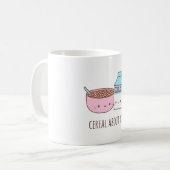 Cute Cereal About You Love Puns コーヒーマグカップ (正面左)