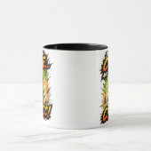 Cute Chaotic Dino Mug Funny Kawaii マグカップ (中央)